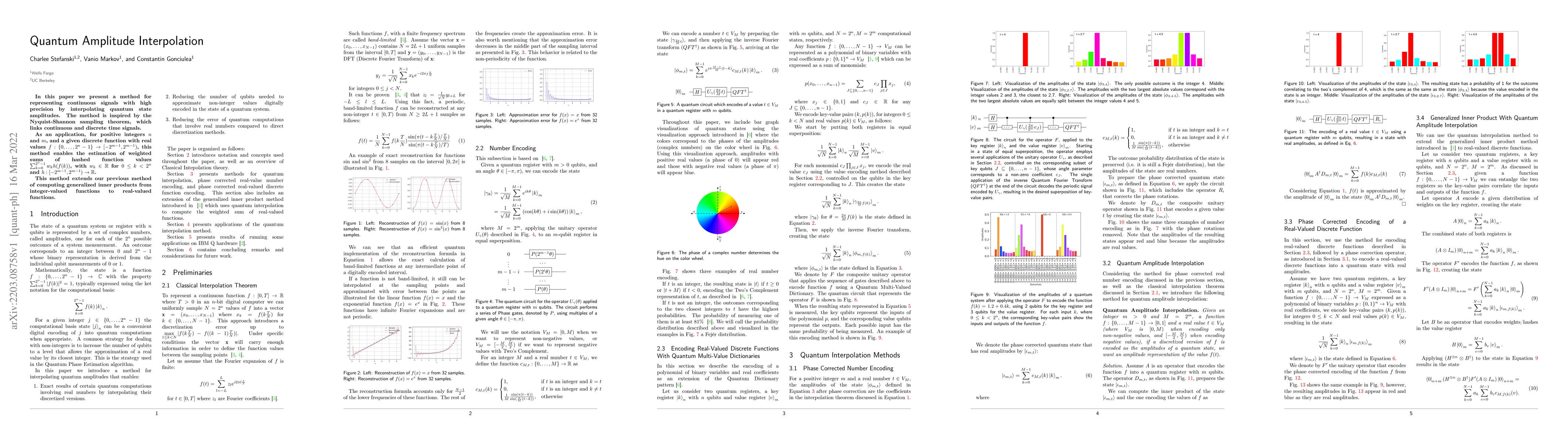 Thumbnail for Quantum Amplitude Interpolation