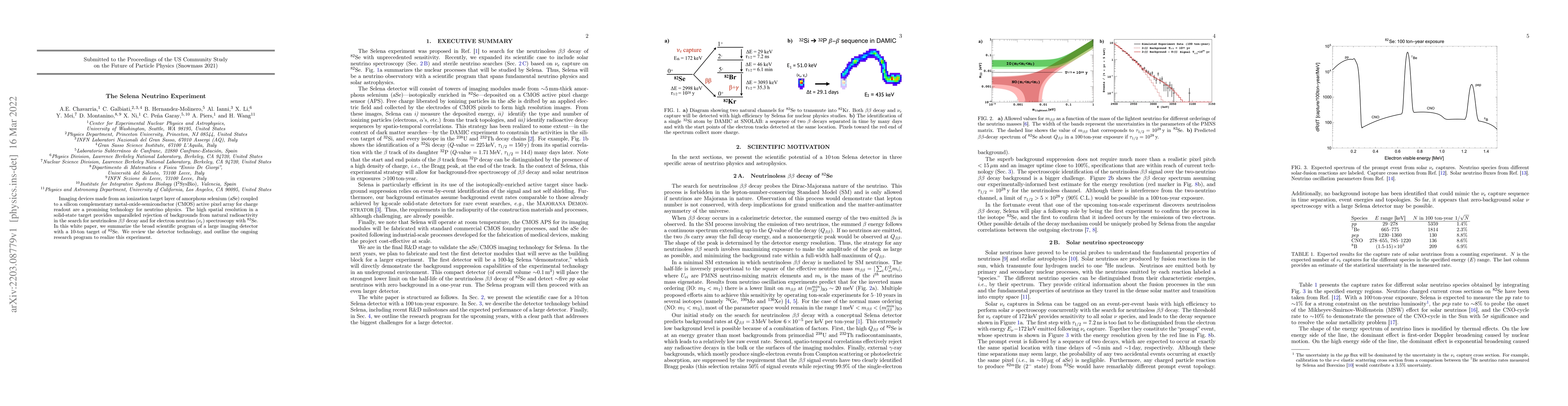 Thumbnail for Snowmass 2021 White Paper: The Selena Neutrino Experiment