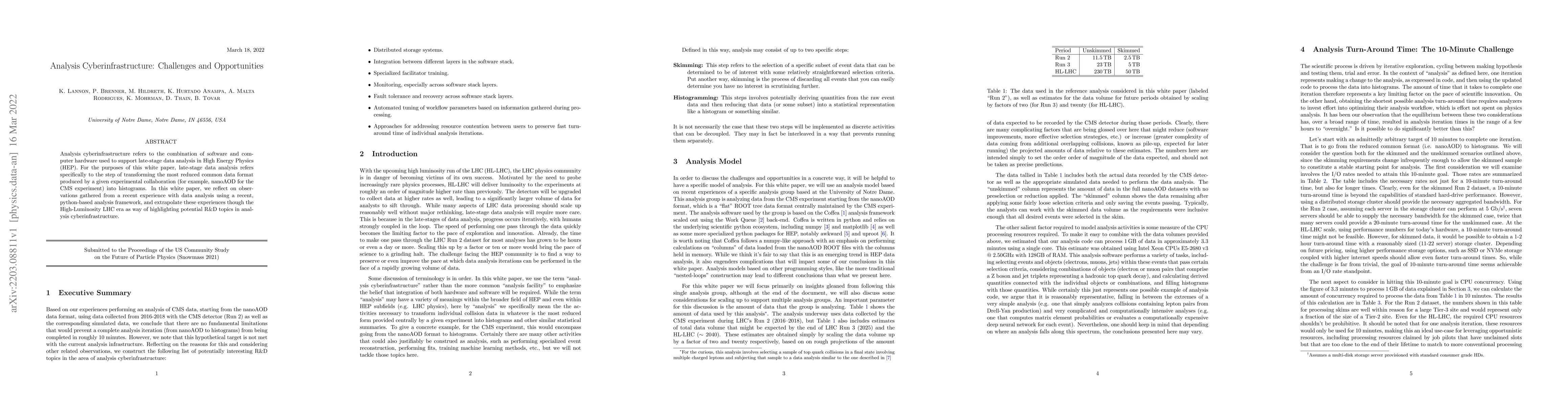 Thumbnail for Analysis Cyberinfrastructure: Challenges and Opportunities