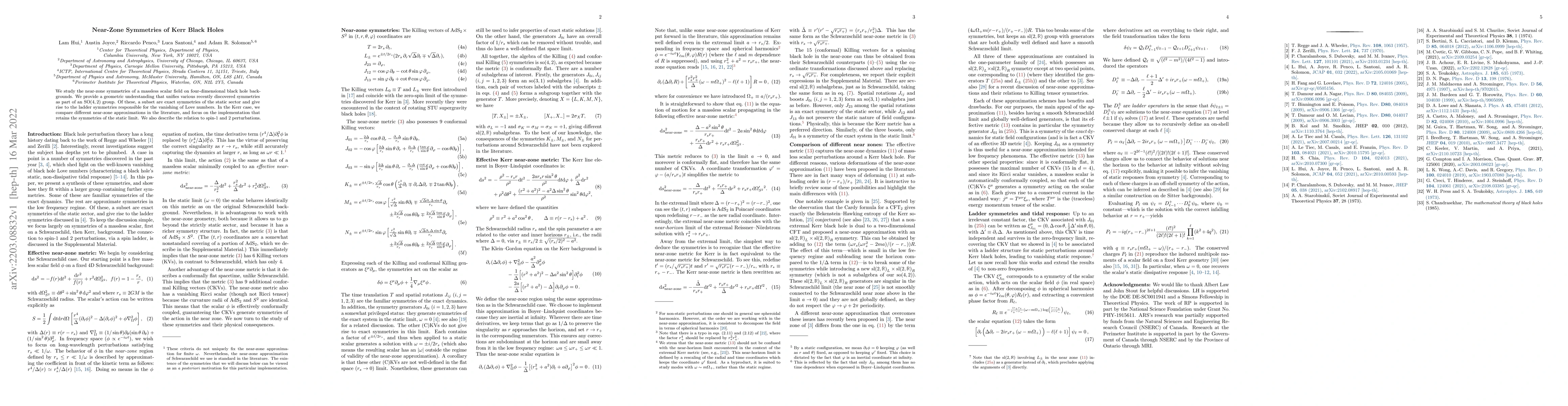 Thumbnail for Near-Zone Symmetries of Kerr Black Holes