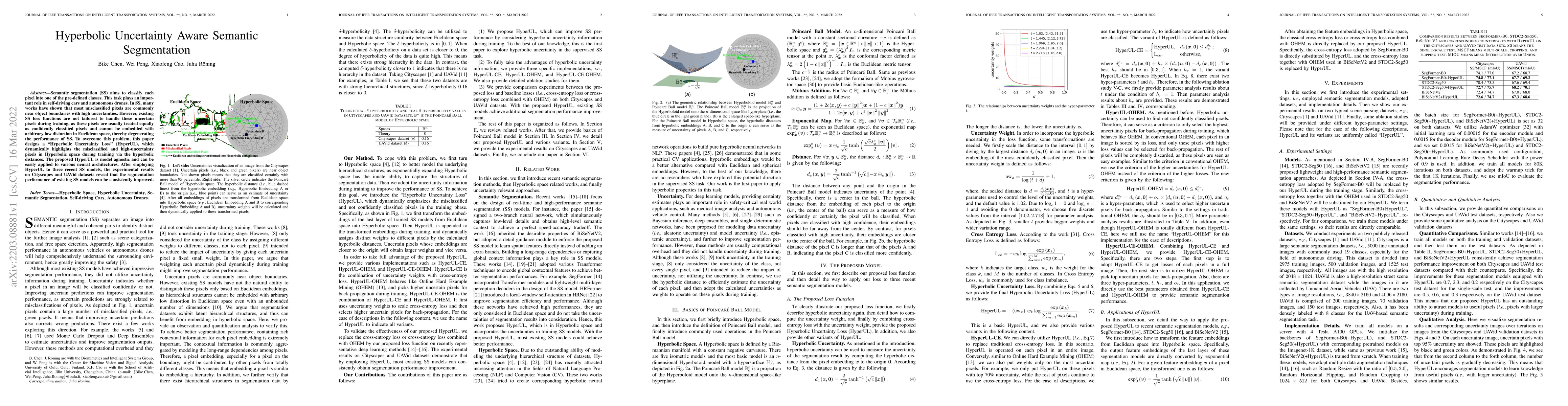 Thumbnail for Hyperbolic Uncertainty Aware Semantic Segmentation