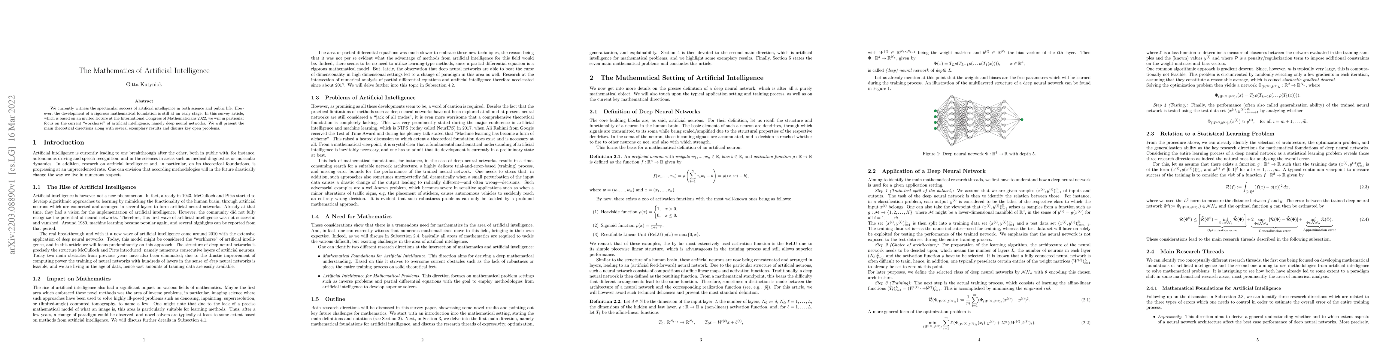 Thumbnail for The Mathematics of Artificial Intelligence