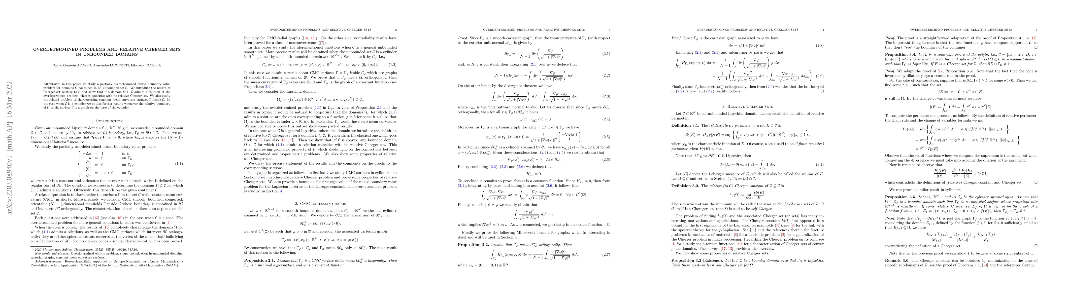 Thumbnail for Overdetermined problems and relative Cheeger sets in unbounded domains
