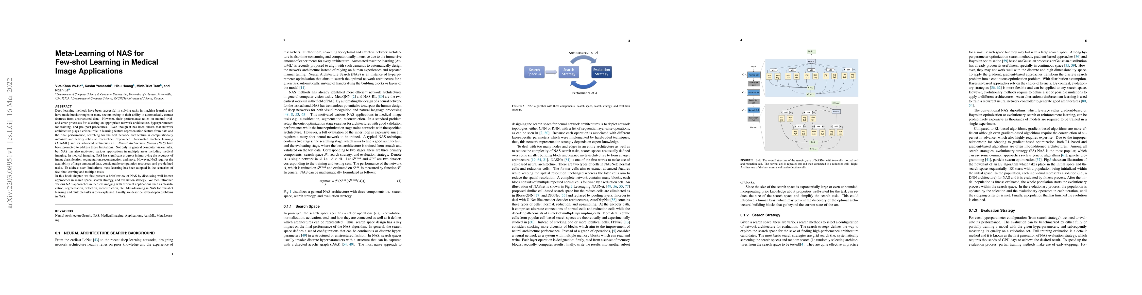 Thumbnail for Meta-Learning of NAS for Few-shot Learning in Medical Image Applications