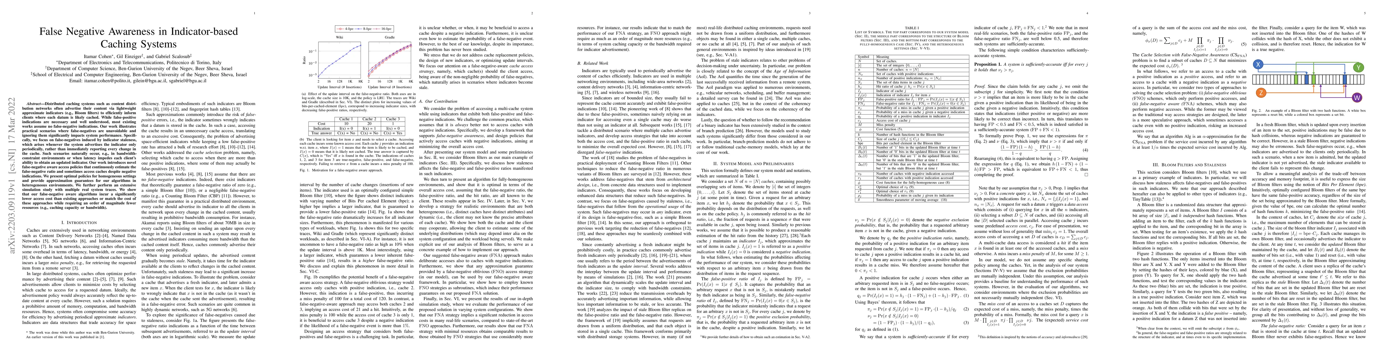 Thumbnail for False Negative Awareness in Indicator-based Caching Systems