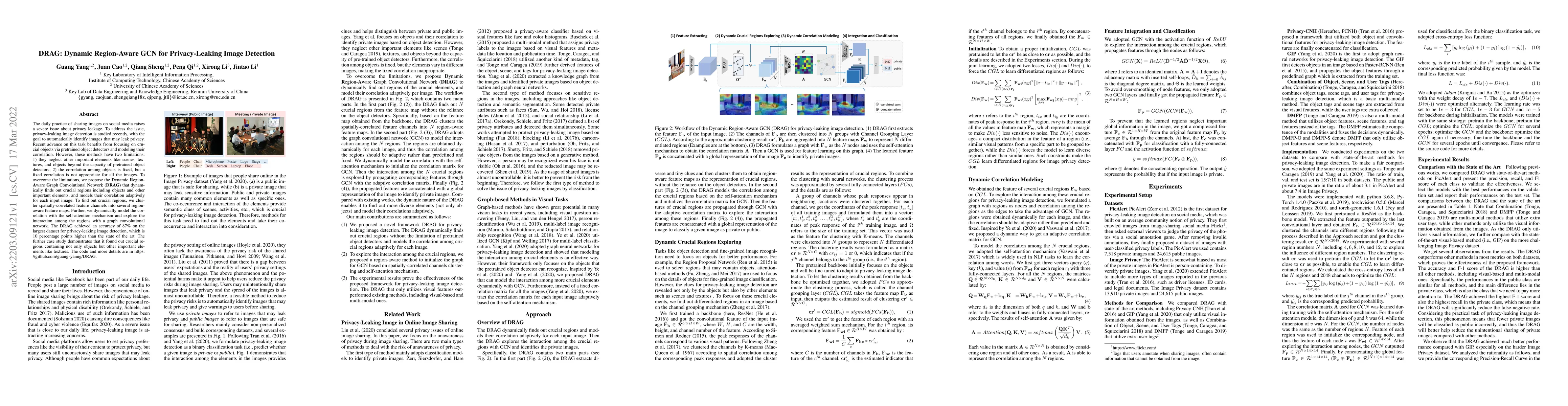 Thumbnail for DRAG: Dynamic Region-Aware GCN for Privacy-Leaking Image Detection