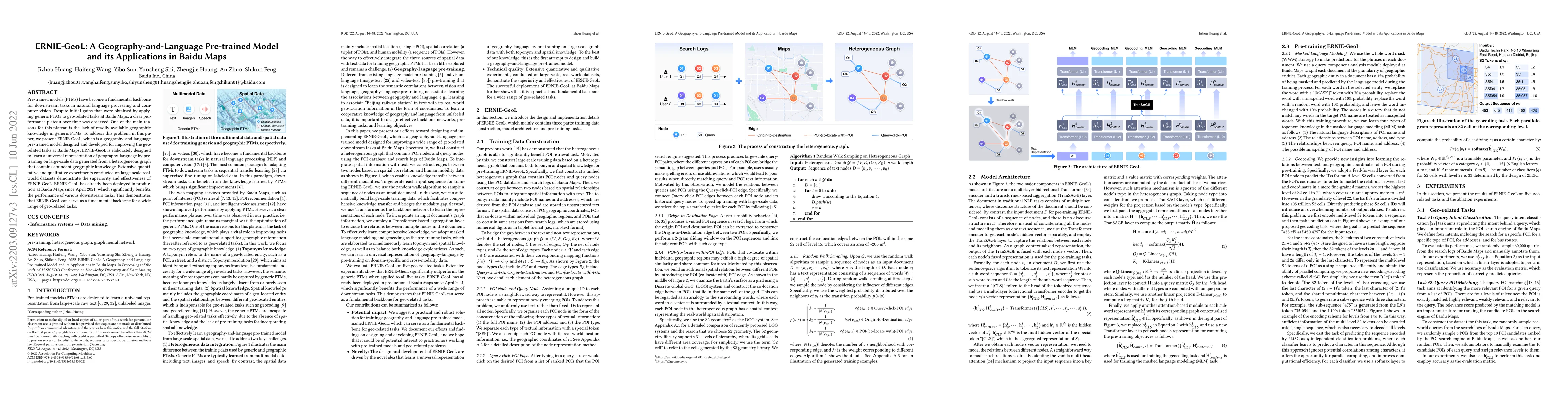 Thumbnail for ERNIE-GeoL: A Geography-and-Language Pre-trained Model and its
  Applications in Baidu Maps