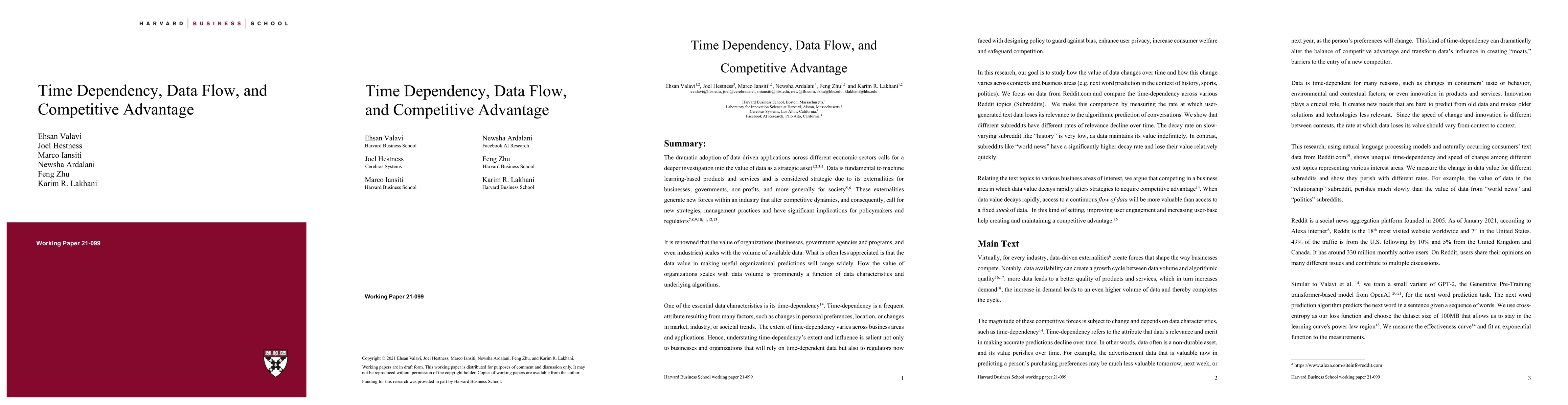 Thumbnail for Time Dependency, Data Flow, and Competitive Advantage