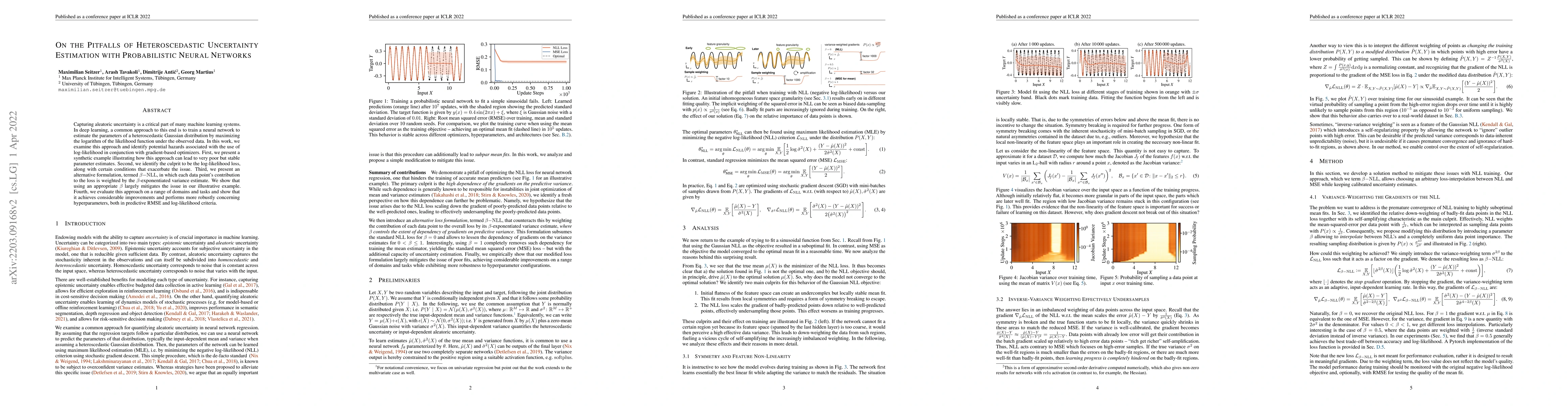 Thumbnail for On the Pitfalls of Heteroscedastic Uncertainty Estimation with
  Probabilistic Neural Networks