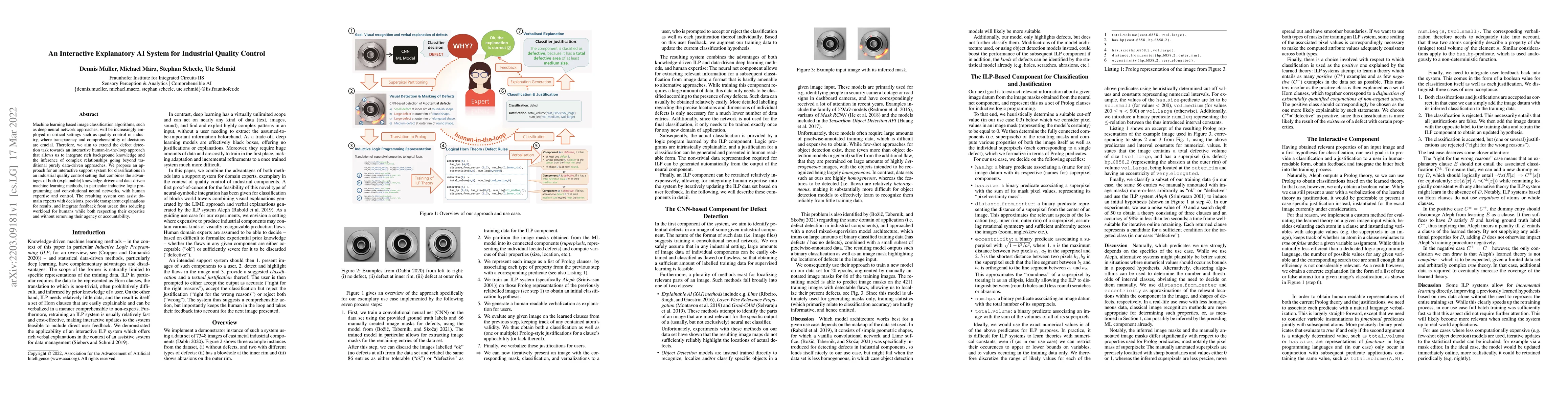 Thumbnail for An Interactive Explanatory AI System for Industrial Quality Control