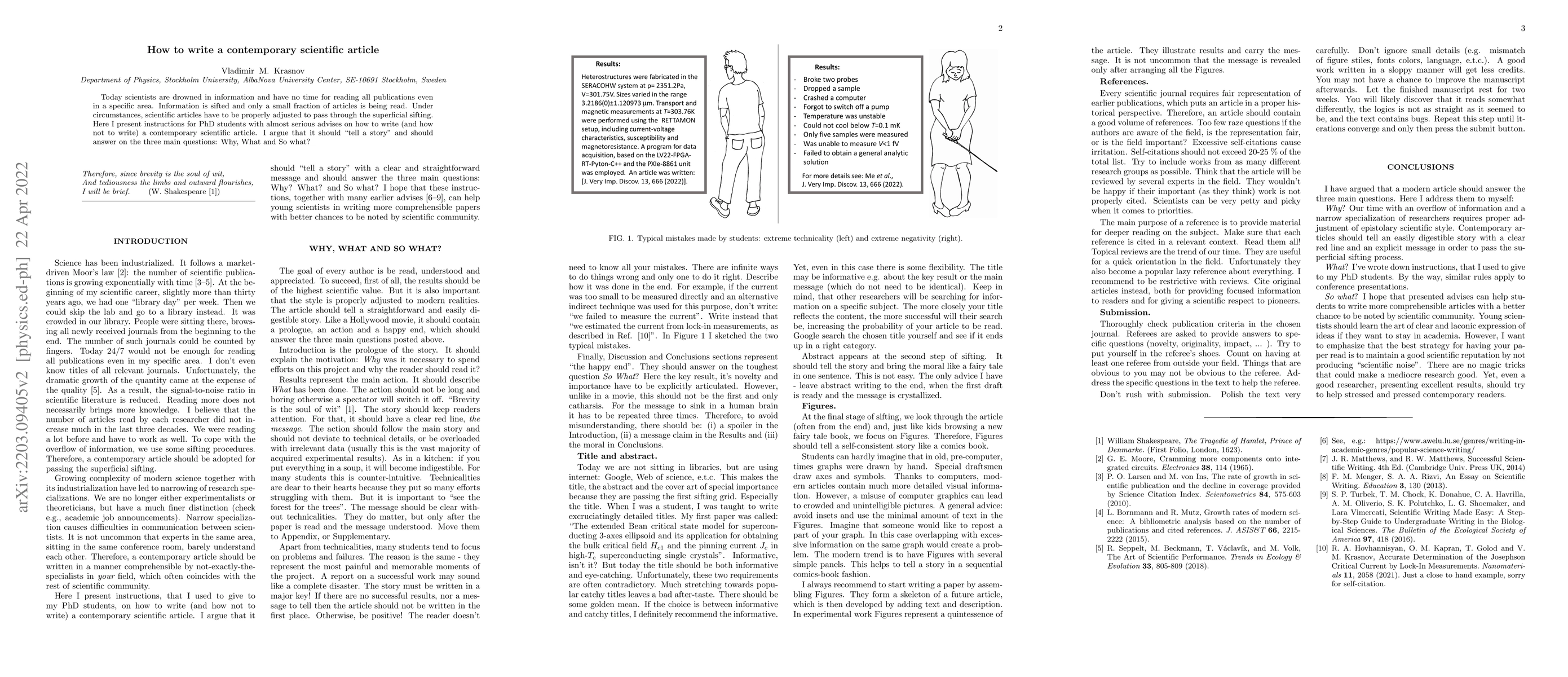 Thumbnail for How to write a contemporary scientific article
