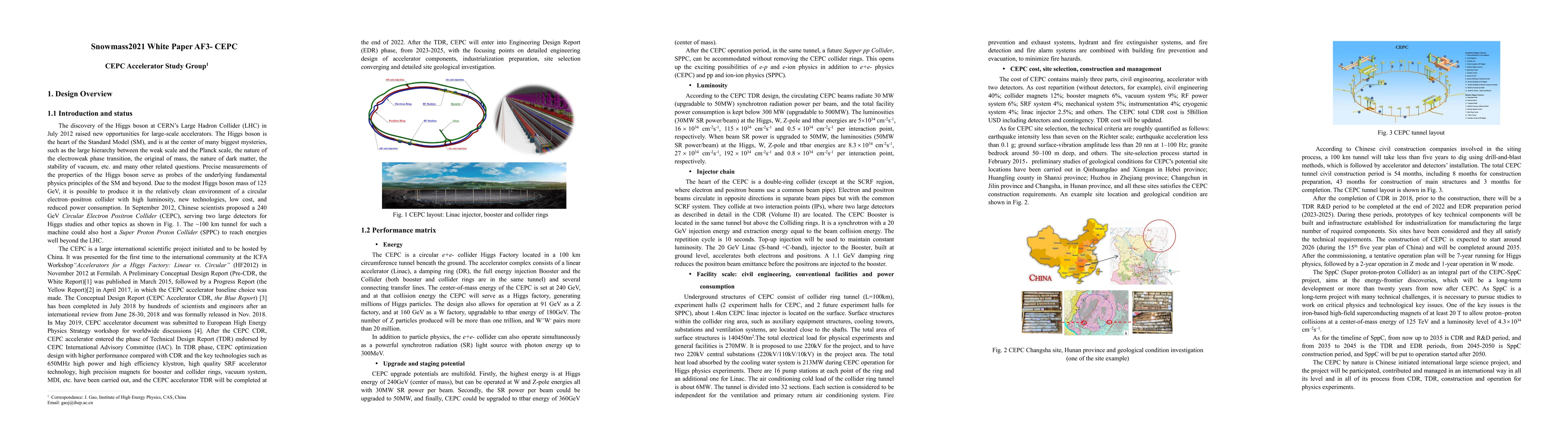 Thumbnail for Snowmass2021 White Paper AF3-CEPC