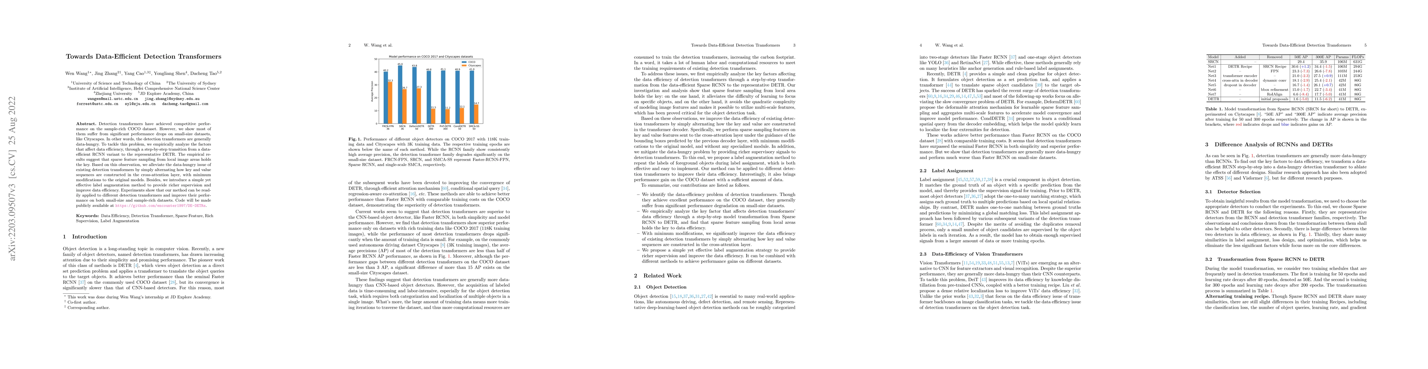 Thumbnail for Towards Data-Efficient Detection Transformers