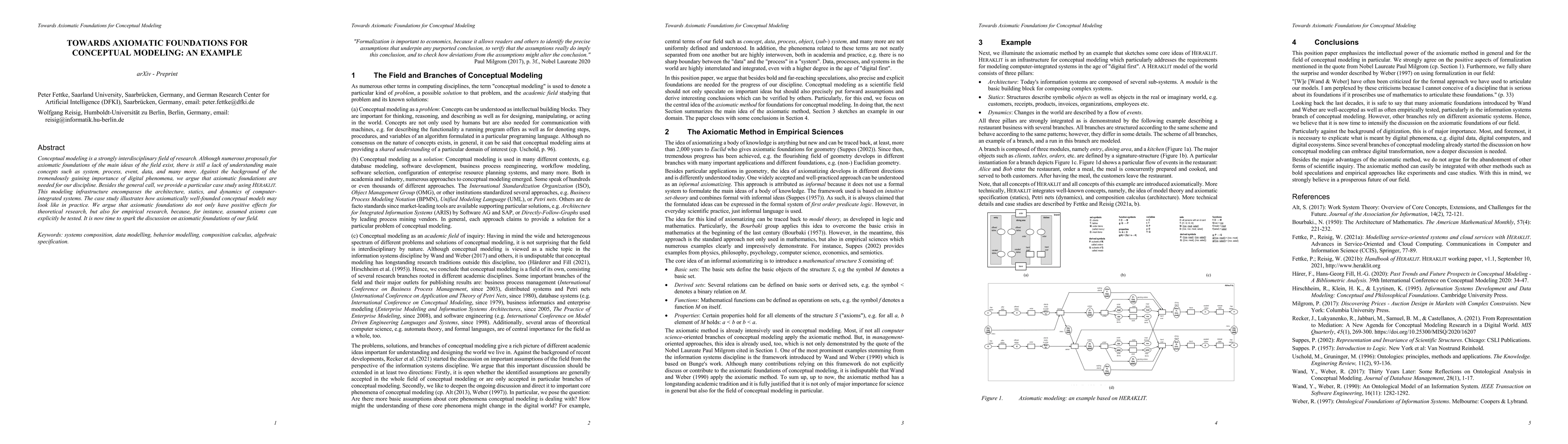 Thumbnail for Towards Axiomatic Foundations for Conceptual Modeling: An Example