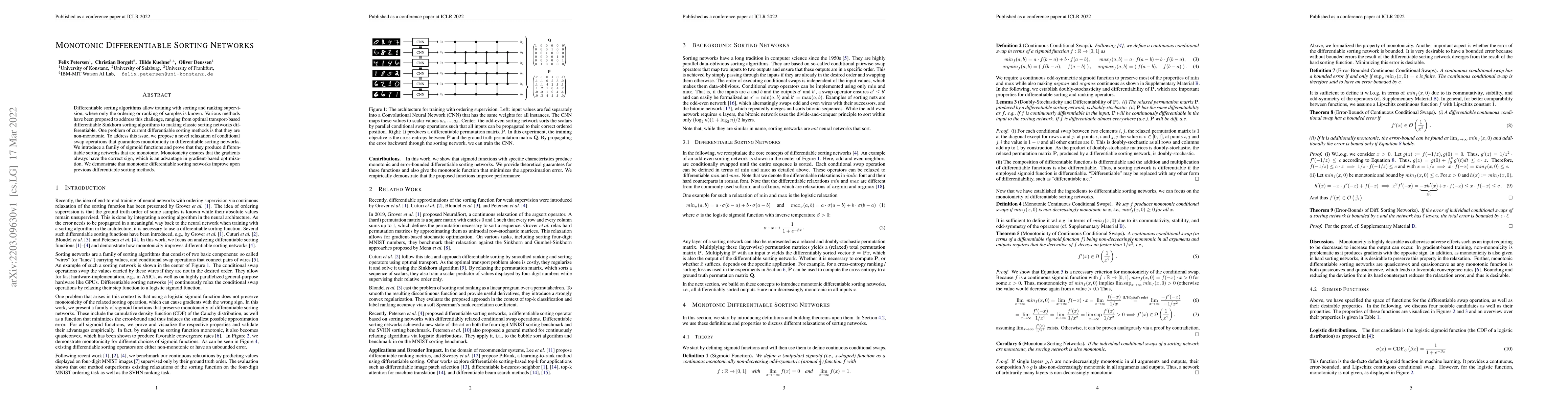 Thumbnail for Monotonic Differentiable Sorting Networks