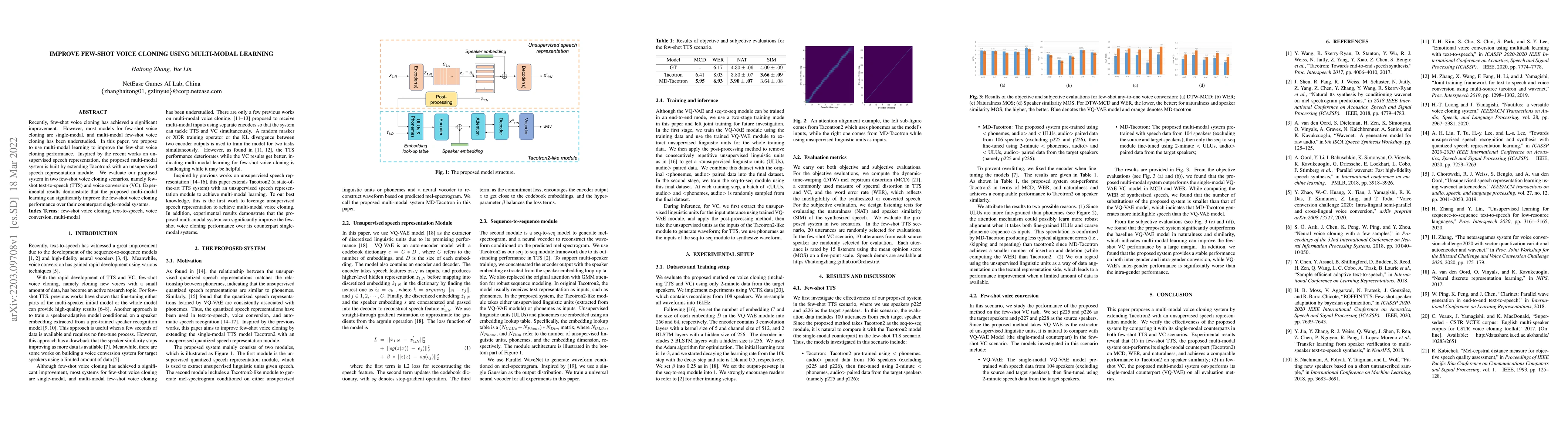 Thumbnail for Improve few-shot voice cloning using multi-modal learning