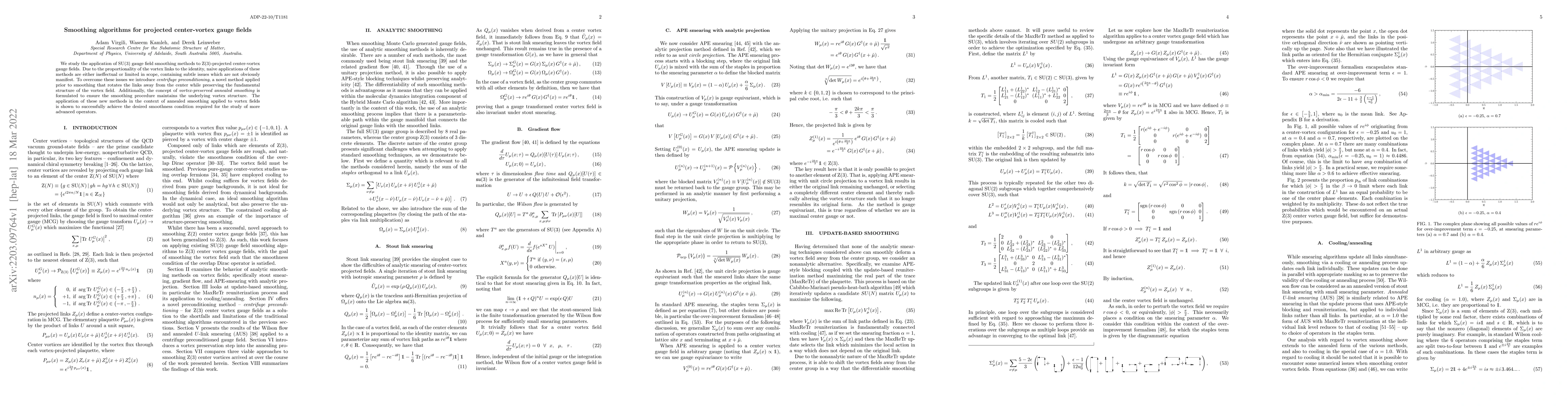 Thumbnail for Smoothing algorithms for projected center-vortex gauge fields