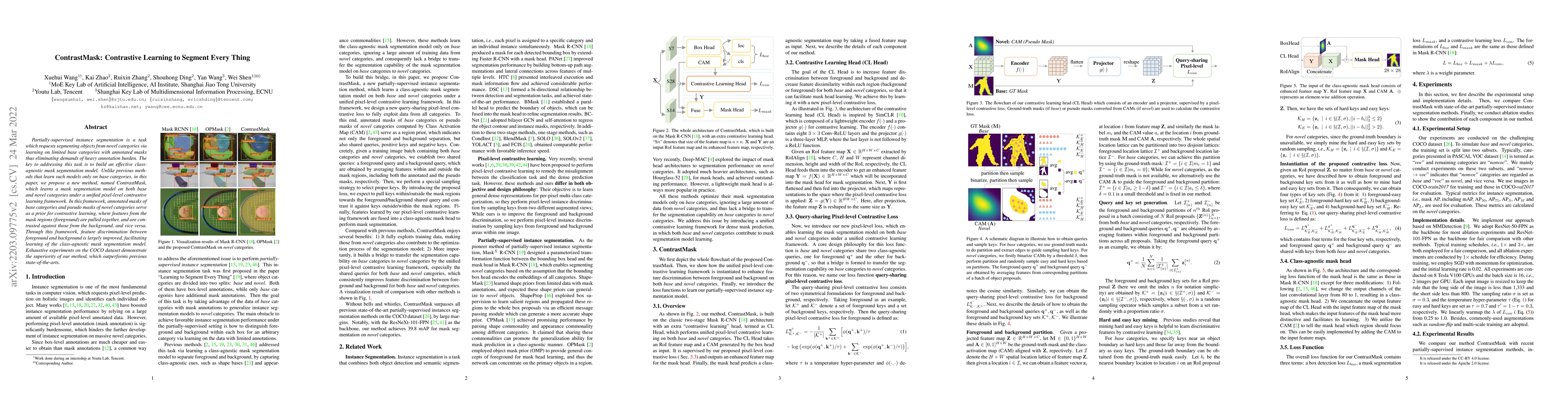 Thumbnail for ContrastMask: Contrastive Learning to Segment Every Thing