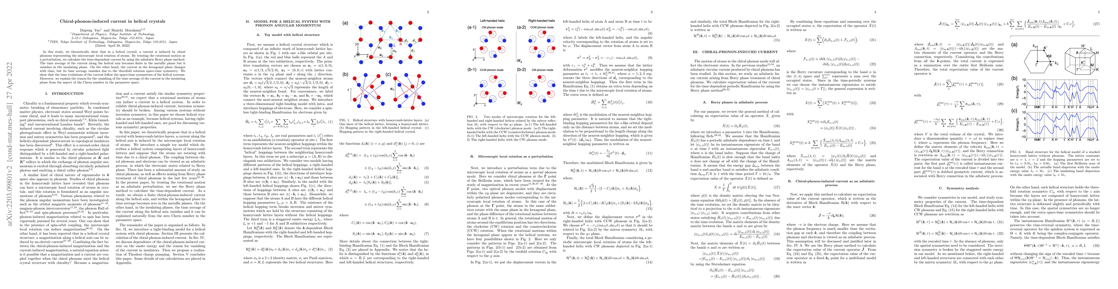 Thumbnail for Chiral-phonon-induced current in helical crystals