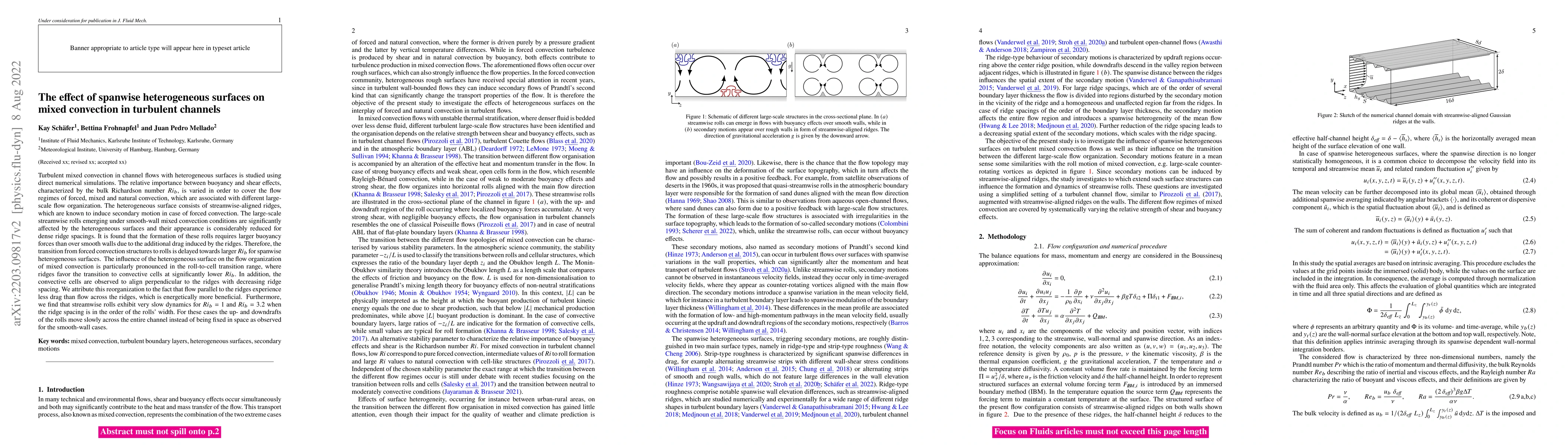 Thumbnail for The effect of spanwise heterogeneous surfaces on mixed convection in
  turbulent channels
