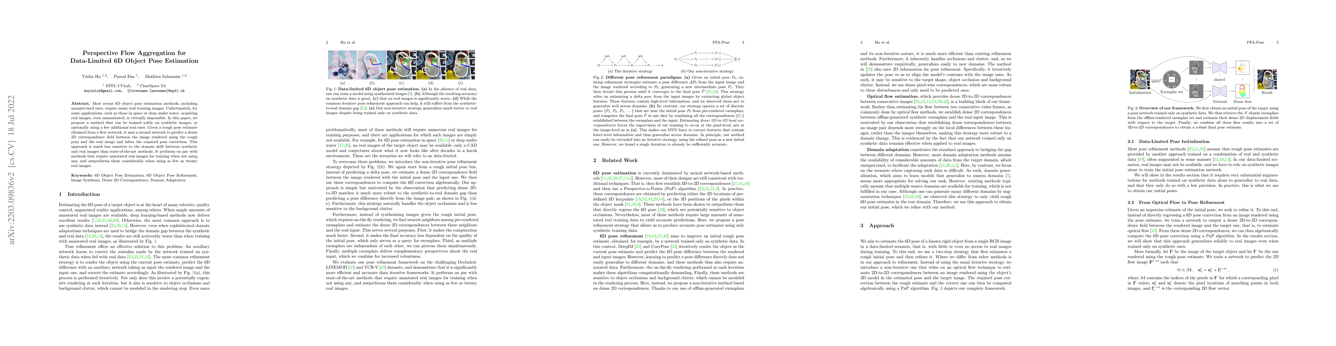 Thumbnail for Perspective Flow Aggregation for Data-Limited 6D Object Pose Estimation