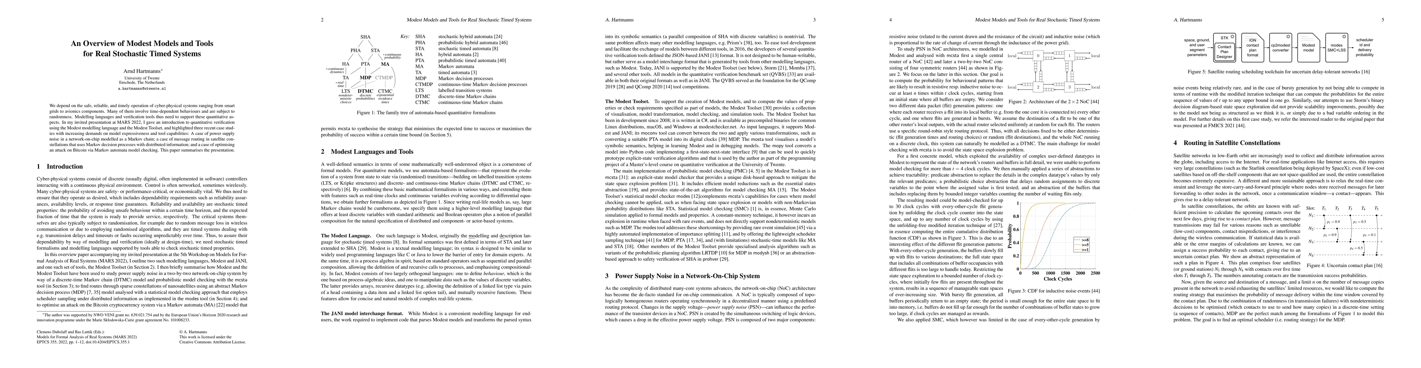 Thumbnail for An Overview of Modest Models and Tools for Real Stochastic Timed Systems
