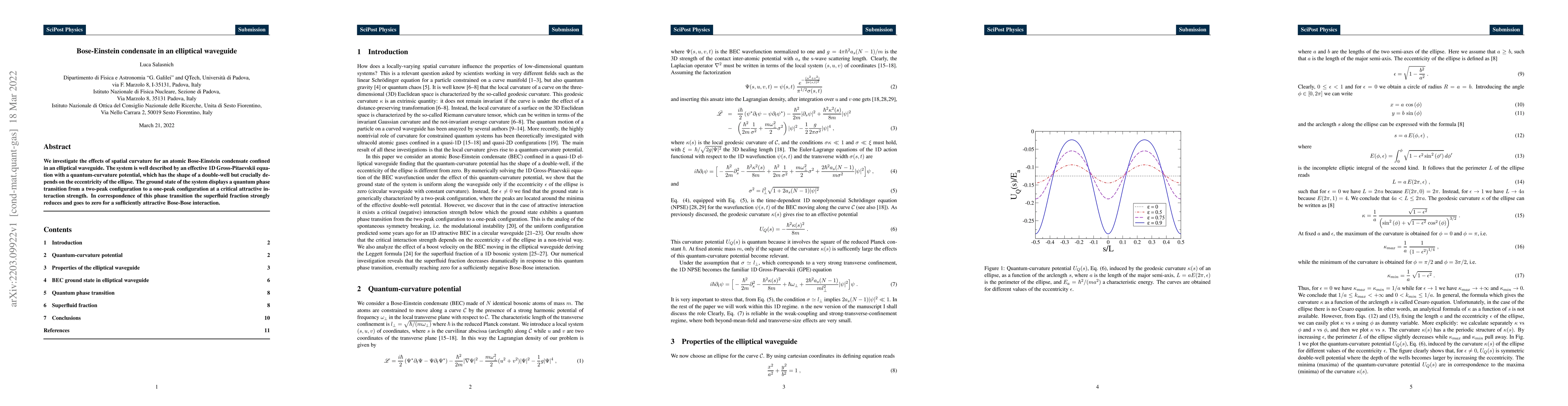 Thumbnail for Bose-Einstein condensate in an elliptical waveguide