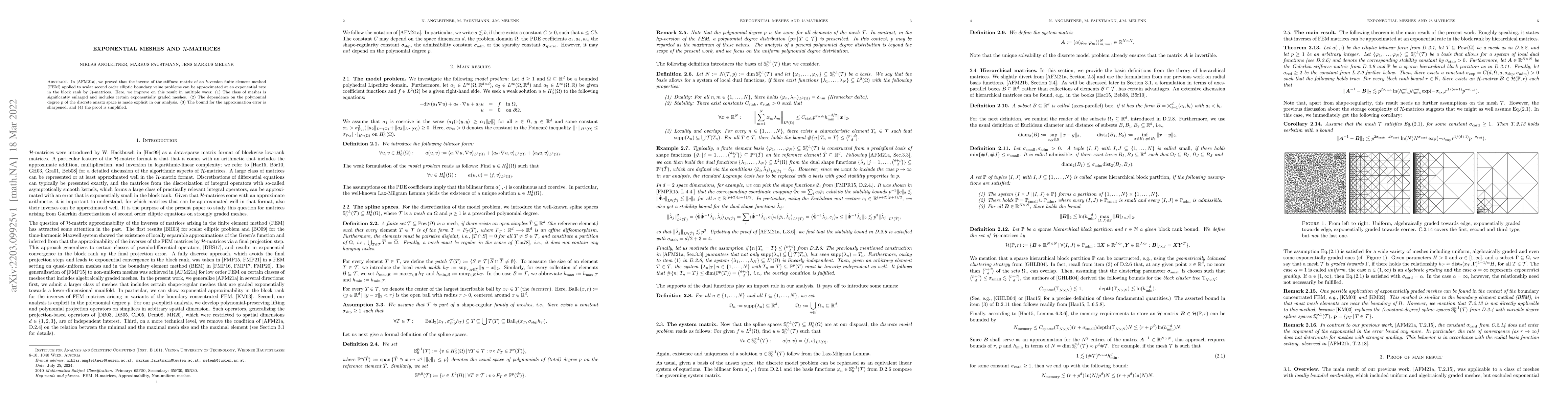 Thumbnail for Exponential meshes and $\mathcal{H}$-matrices