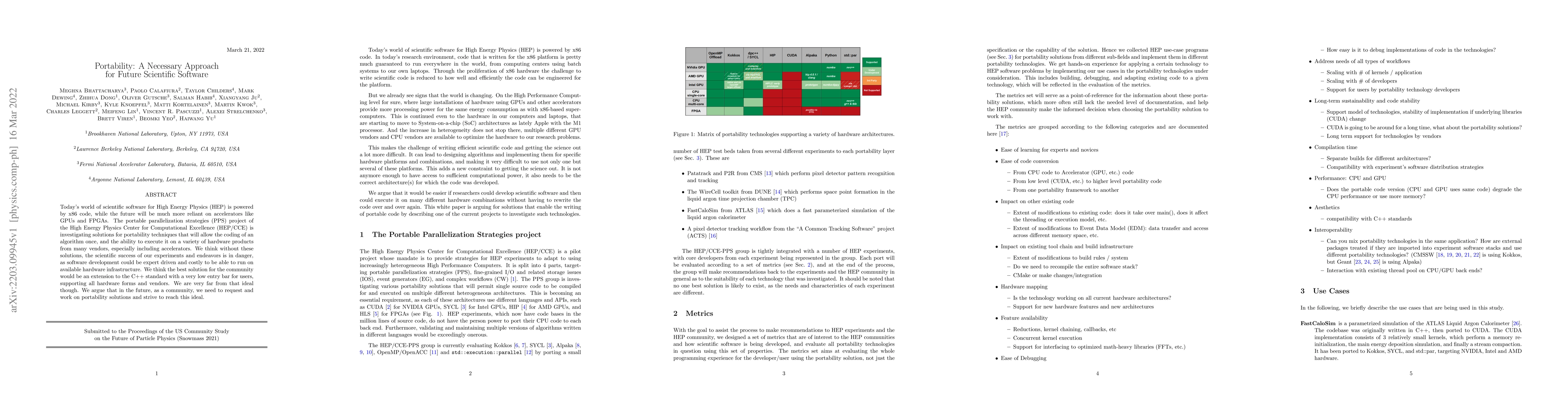 Thumbnail for Portability: A Necessary Approach for Future Scientific Software