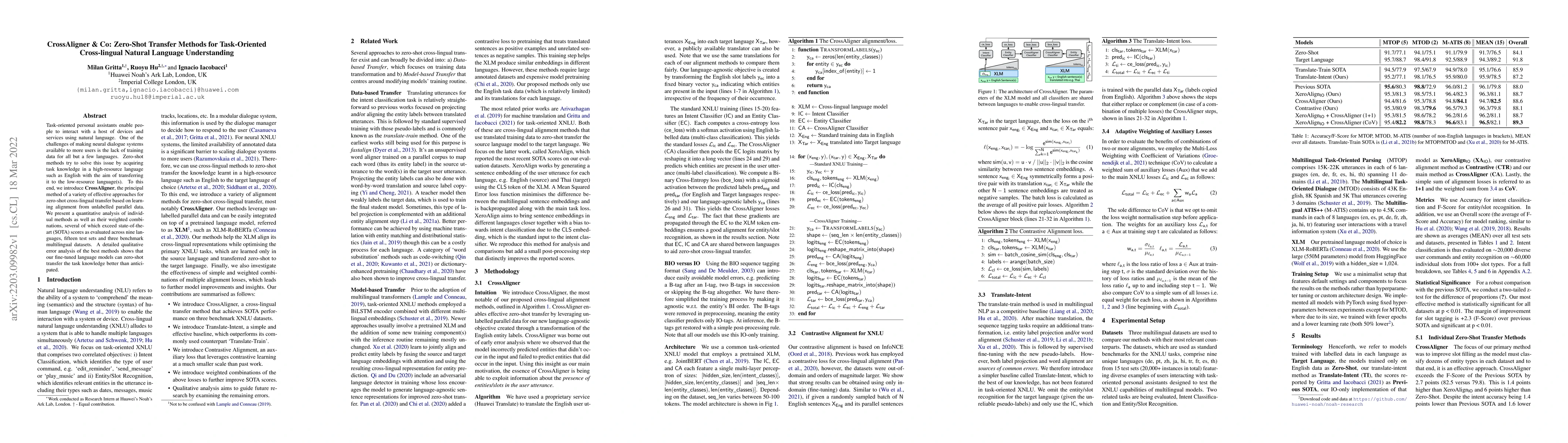 Thumbnail for CrossAligner & Co: Zero-Shot Transfer Methods for Task-Oriented
  Cross-lingual Natural Language Understanding