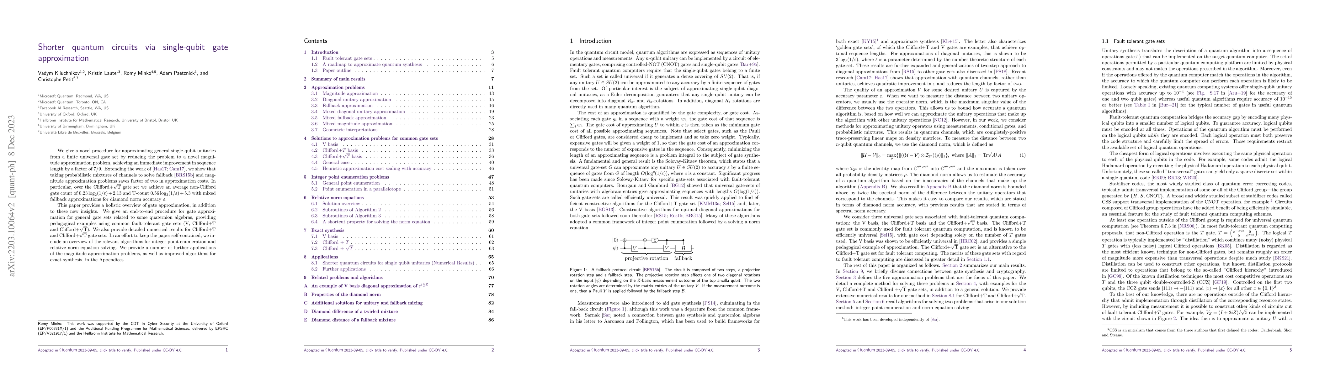 Thumbnail for Shorter quantum circuits via single-qubit gate approximation