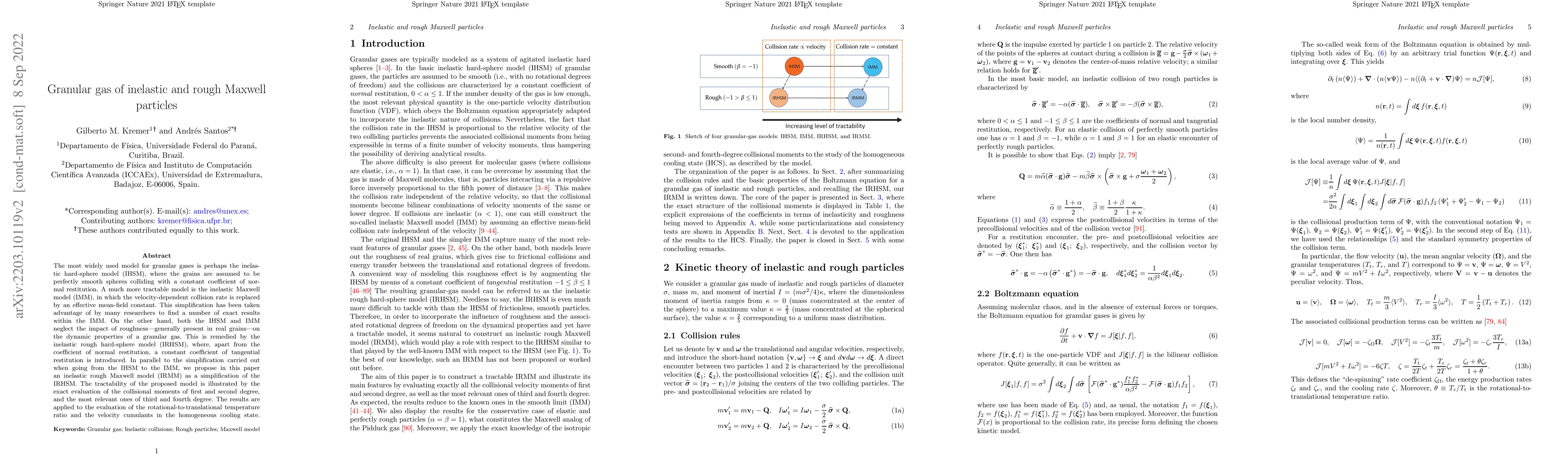 Thumbnail for Granular gas of inelastic and rough Maxwell particles