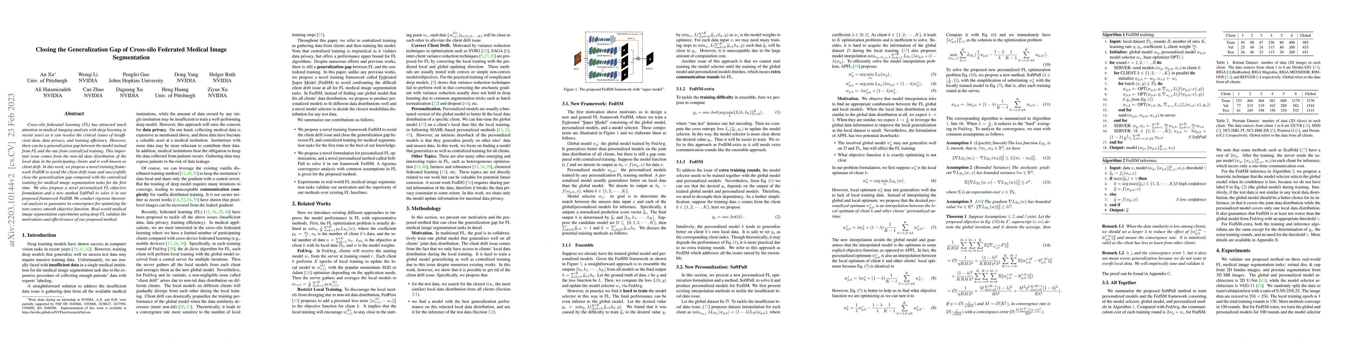 Thumbnail for Closing the Generalization Gap of Cross-silo Federated Medical Image
  Segmentation