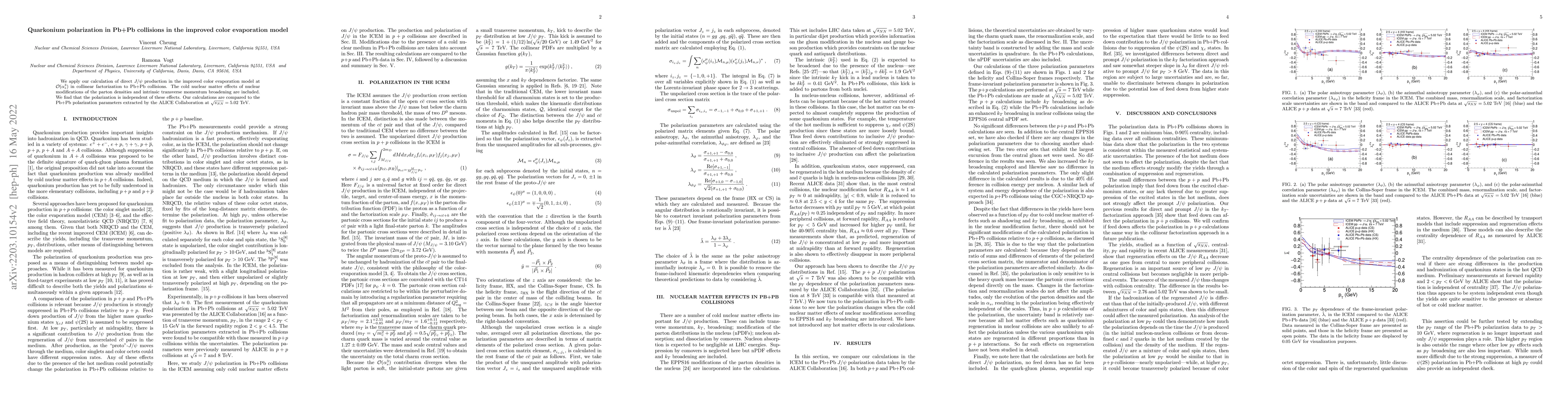 Thumbnail for Quarkonium polarization in Pb+Pb collisions in the improved color
  evaporation model