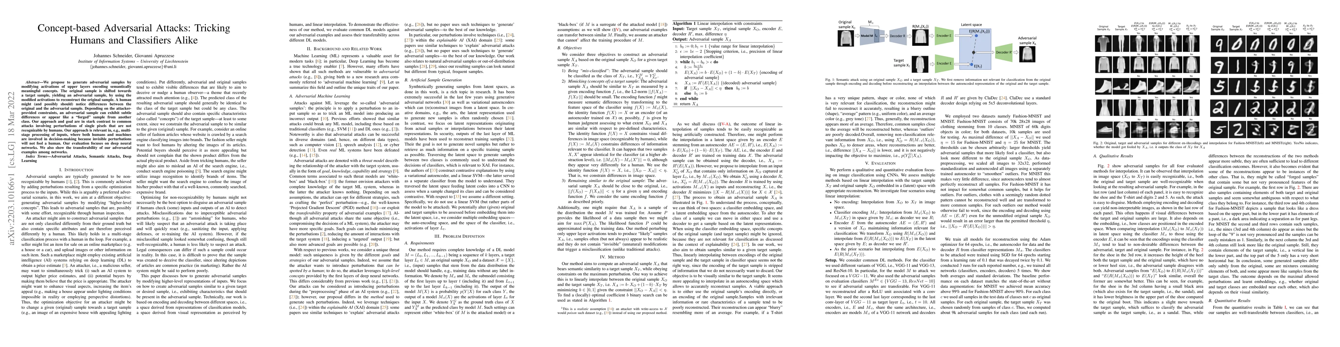 Thumbnail for Concept-based Adversarial Attacks: Tricking Humans and Classifiers Alike