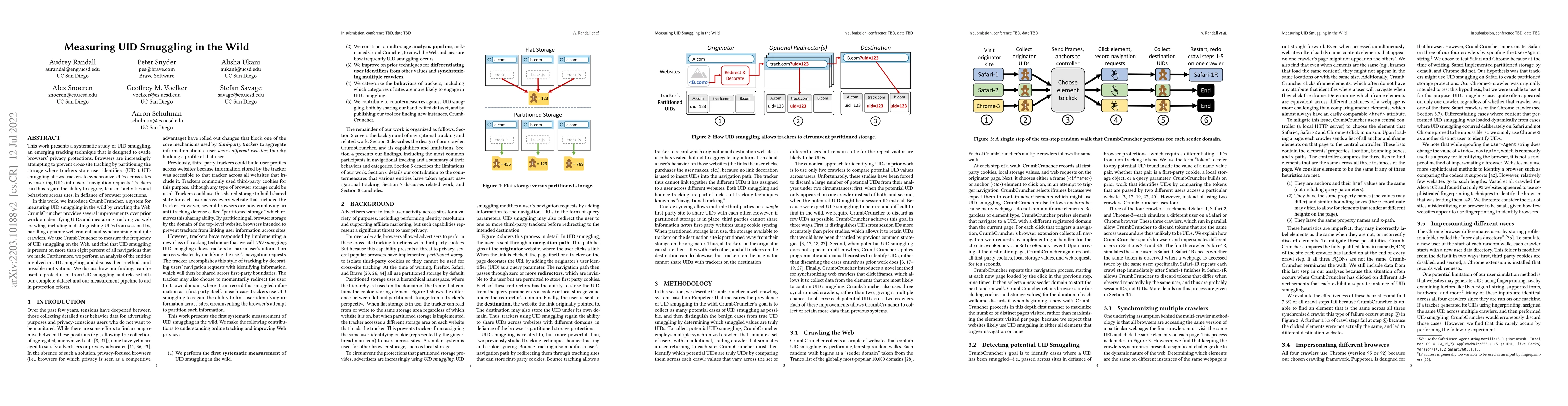 Thumbnail for Trackers Bounce Back: Measuring Evasion of Partitioned Storage in the
  Wild