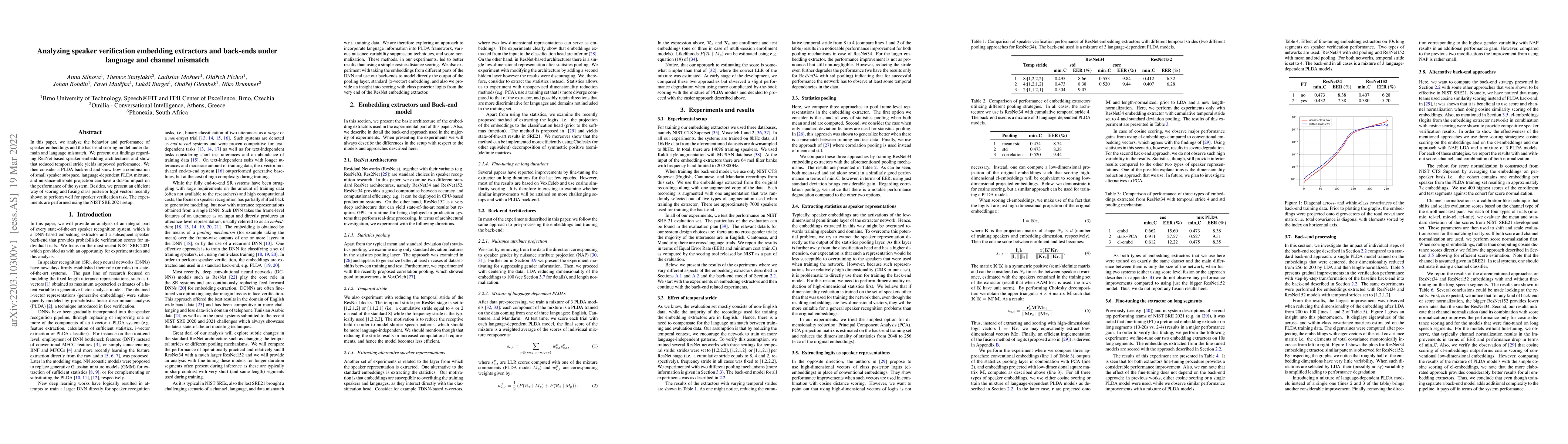 Thumbnail for Analyzing speaker verification embedding extractors and back-ends under
  language and channel mismatch