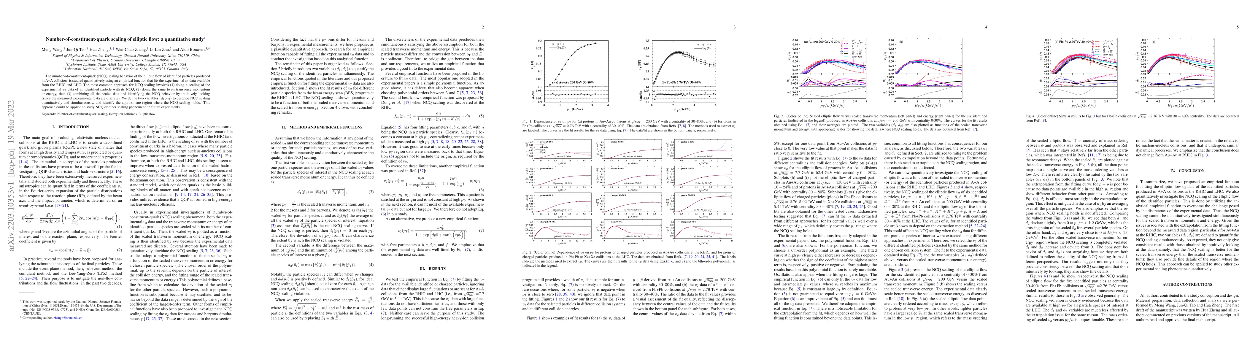 Thumbnail for Number-of-constituent-quark scaling of elliptic flow: a quantitative
  study