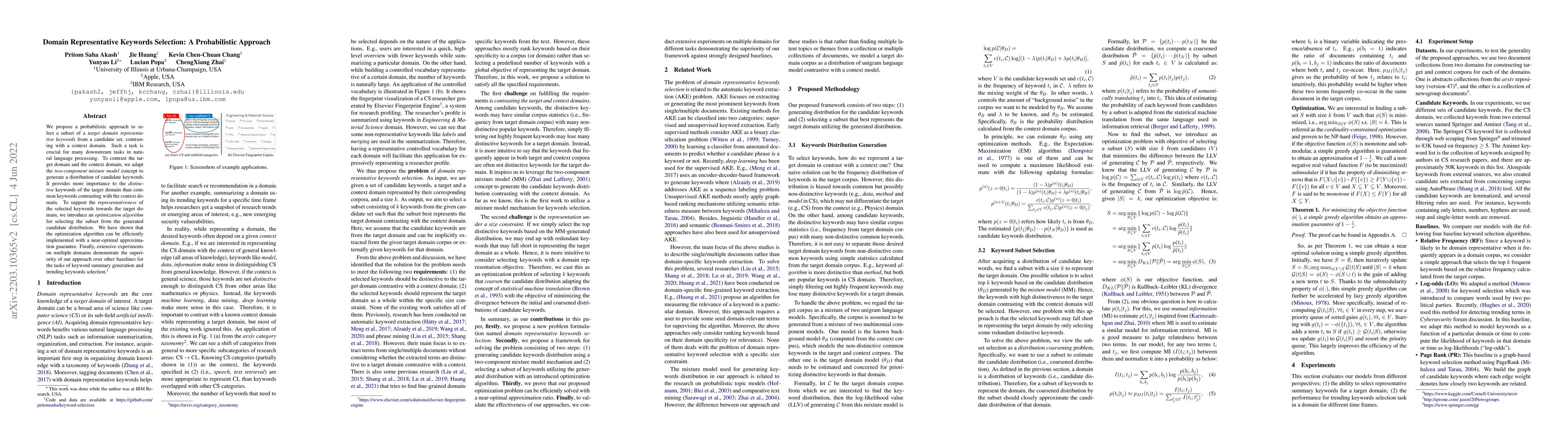 Thumbnail for Domain Representative Keywords Selection: A Probabilistic Approach