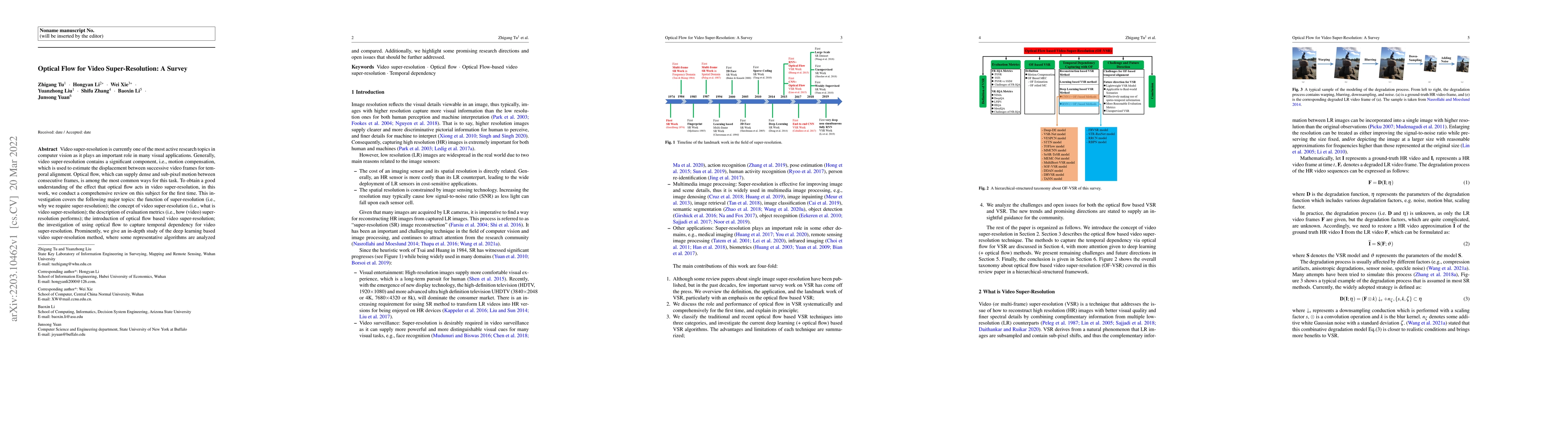 Thumbnail for Optical Flow for Video Super-Resolution: A Survey