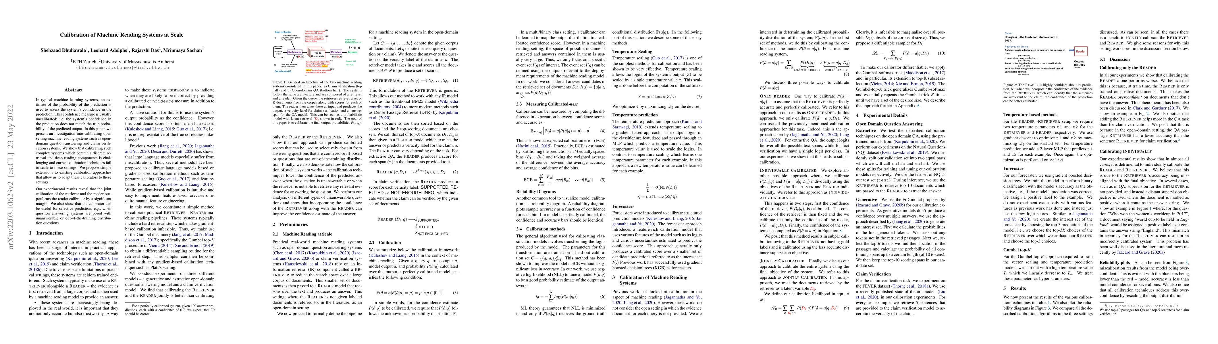 Thumbnail for Calibration of Machine Reading Systems at Scale