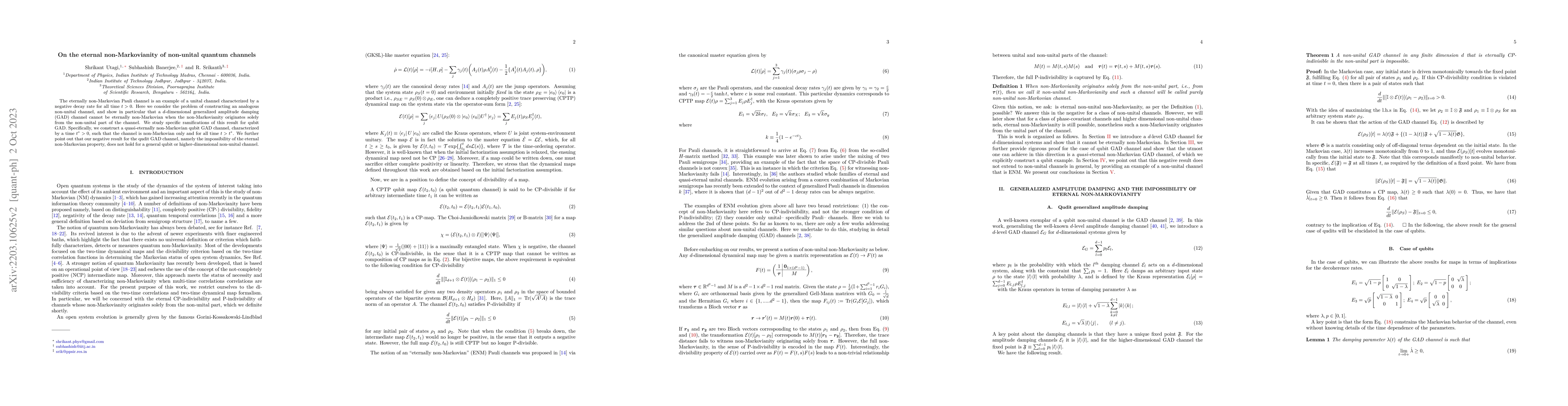 Thumbnail for On the eternal non-Markovianity of non-unital quantum channels