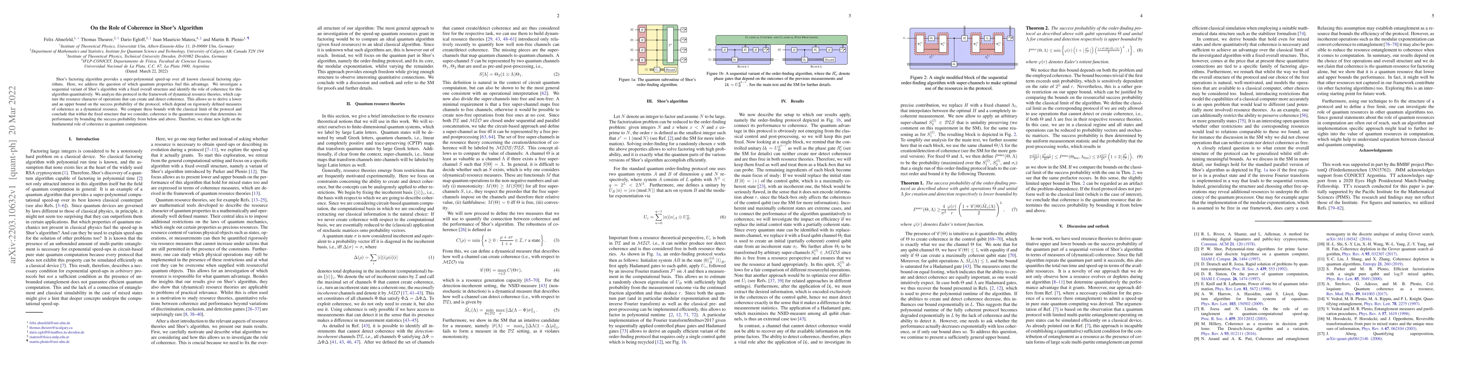 Thumbnail for On the Role of Coherence in Shor's Algorithm