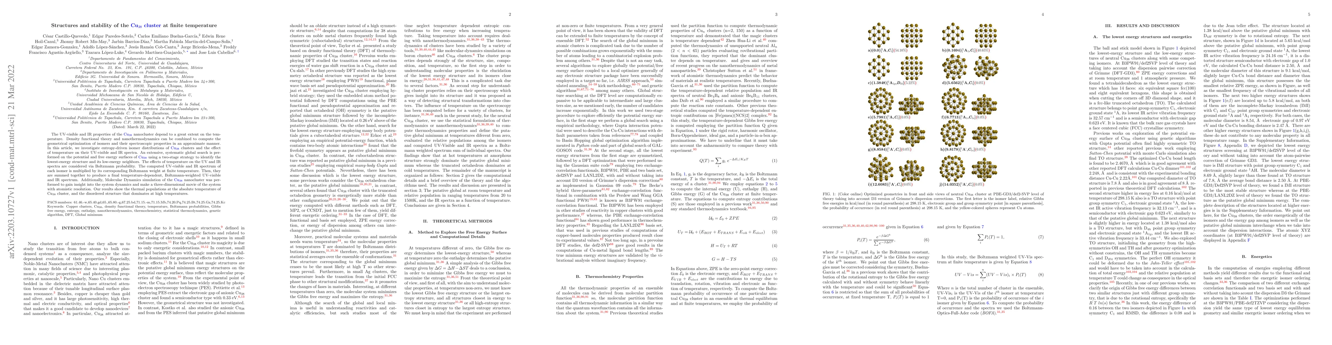 Thumbnail for Structures and stability of the Cu$_{38}$ cluster at finite temperature