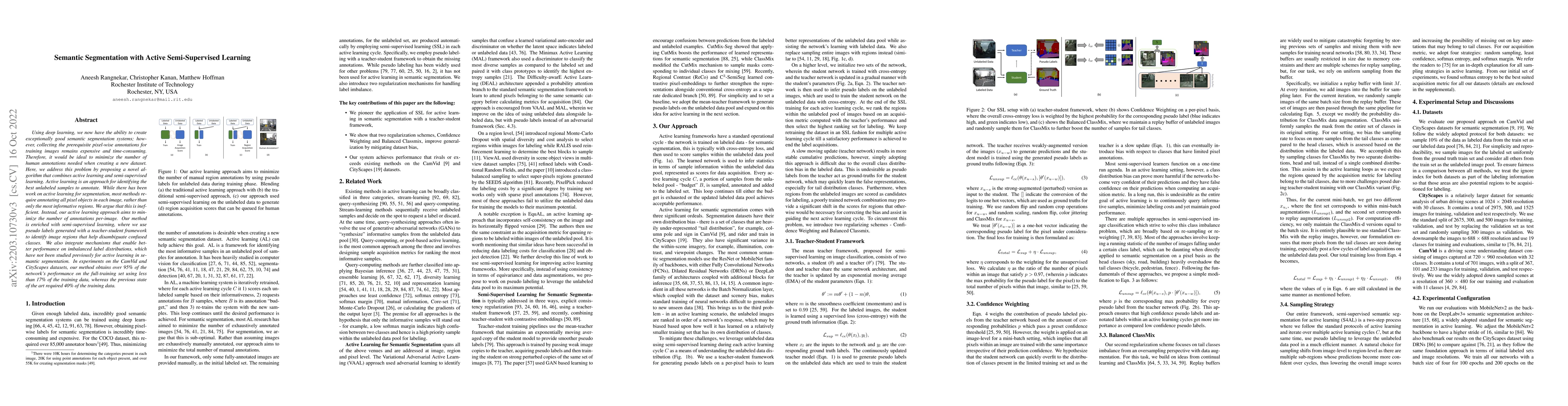 Thumbnail for Semantic Segmentation with Active Semi-Supervised Learning