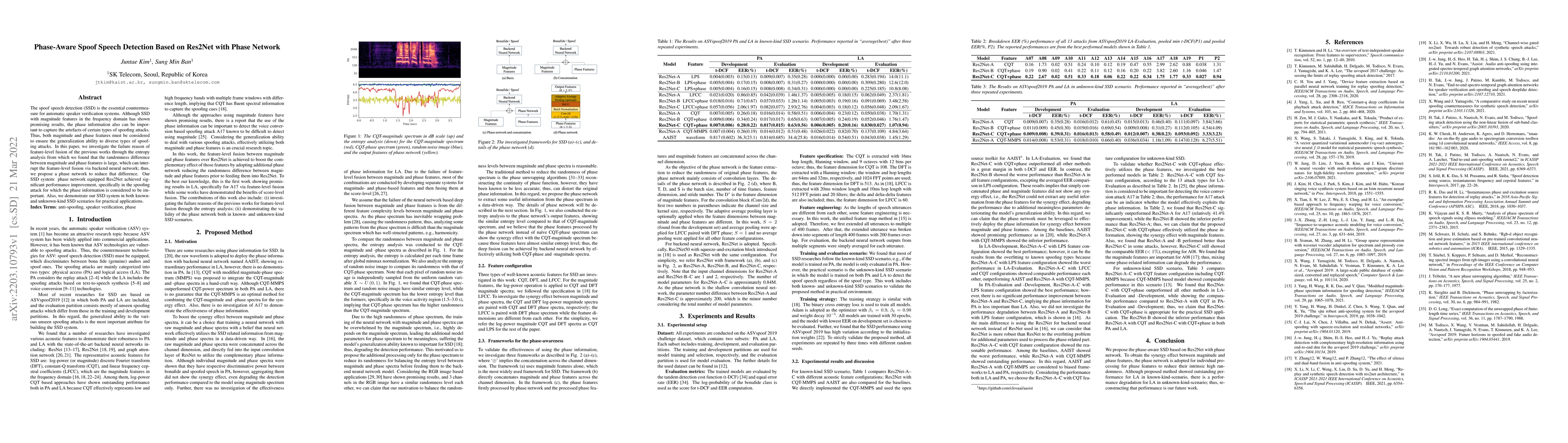 Thumbnail for Phase-Aware Spoof Speech Detection Based on Res2Net with Phase Network