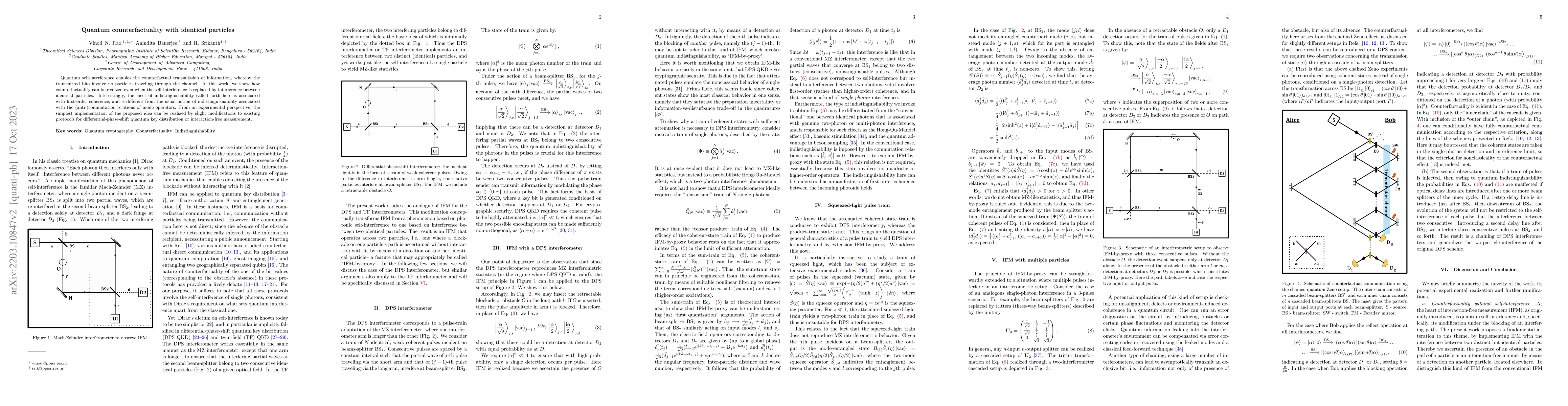 Thumbnail for Quantum counterfactuality with identical particles