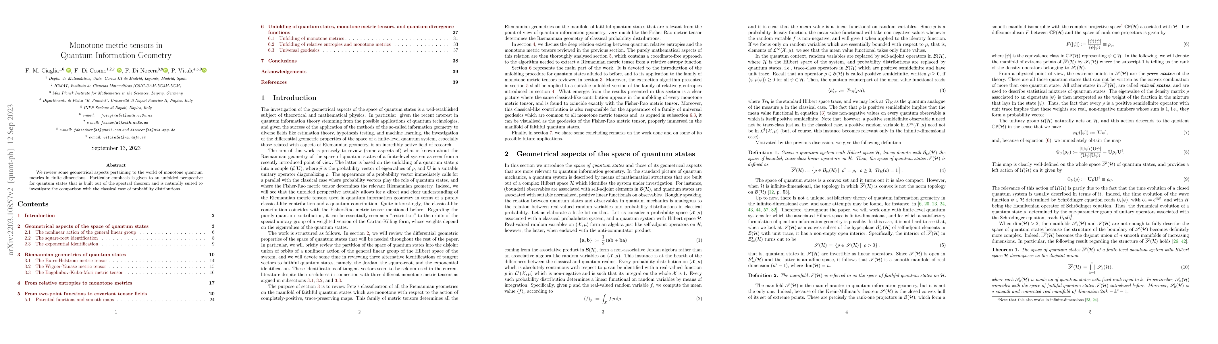 Thumbnail for Monotone metric tensors in Quantum Information Geometry