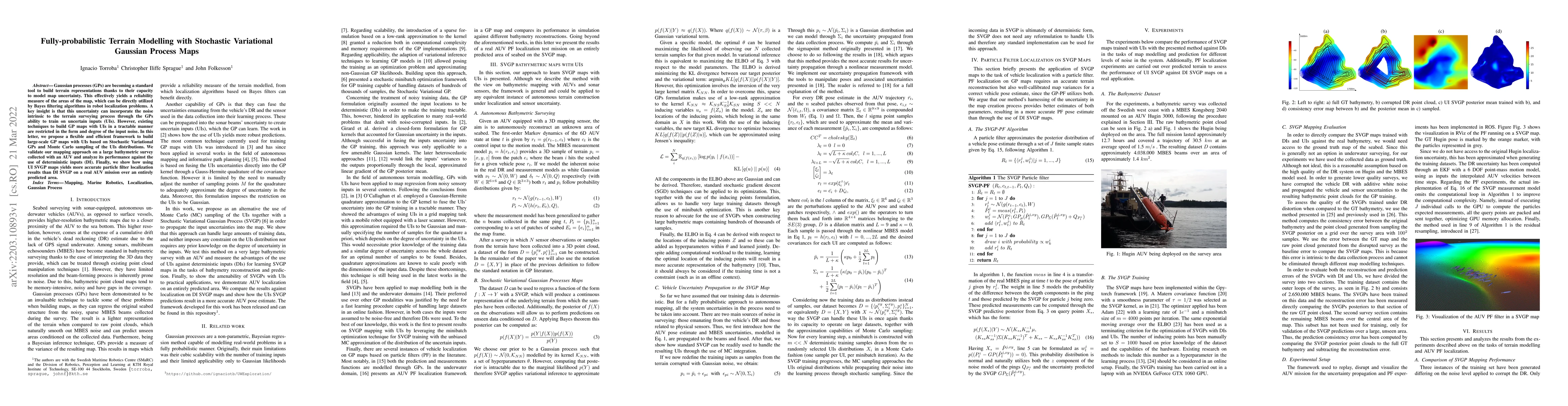 Thumbnail for Fully-probabilistic Terrain Modelling with Stochastic Variational
  Gaussian Process Maps