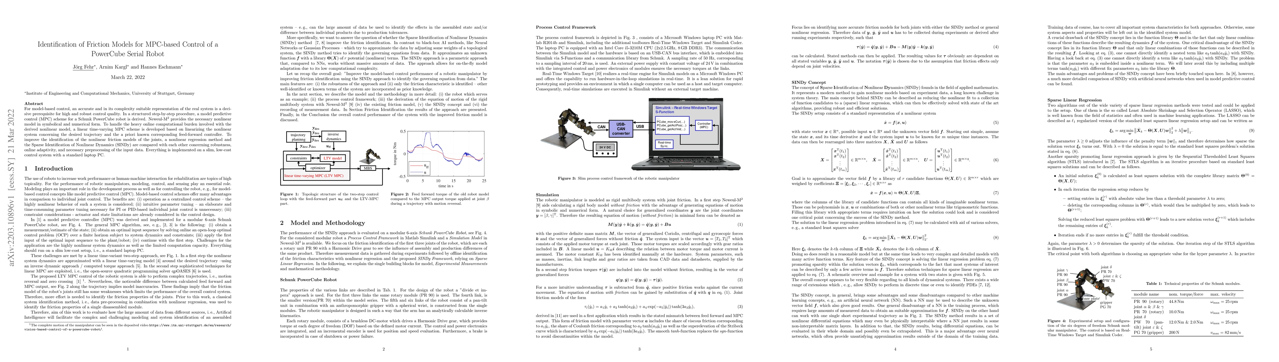 Thumbnail for Identification of Friction Models for MPC-based Control of a PowerCube
  Serial Robot